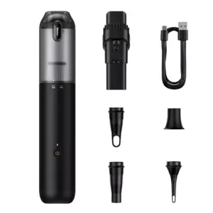 Powerful 4-in-1 Wireless Car Vacuum Cleaner with Air Pump & Blower