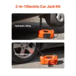 Electric 5-Ton Scissor Car Jack with Inflator & LED Light for SUV, Truck, Sedan 4 63180 dfd440