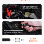 15-Ton Electric Scissor Car Jack with LED Light & Dual 12V Power 7 63250 1da659