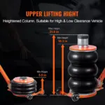 5-Ton Pneumatic Air Jack with Adjustable Handle & Non-Slip Rubber Pad 8 63259 33cf34