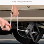 Heavy Duty RV Scissor Jacks Set of 4, 5000 lb Stabilizer & Leveling Jacks 6 63408 780118