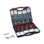 Complete Helicoil Thread Repair Kit SAE & Metric Rethreading Tool Set 9 63454 34dff5