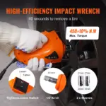 5-Ton Electric Car Jack Kit with Impact Wrench & Tire Inflator 5 63472 39a817