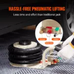 3 Ton Triple Air Bag Pneumatic Car Jack – Fast Lift Heavy Duty Garage Jack 7 63481 032faf