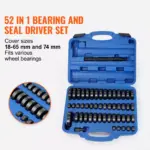 52-Piece Bearing & Seal Driver Kit for Wheel, Axle & Transmission Service 4 63571 6ce6d6