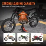 440lb Hydraulic Motorcycle Lift Stand Adjustable Dirt Bike Jack 6 63600 d0def4
