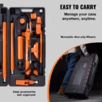 10 Ton Hydraulic Porta Power Auto Body Frame Repair Kit 5 63675 e3cc71
