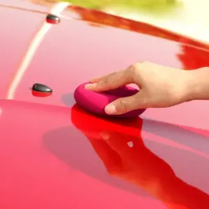 4” Round Hand Polishing Sponge Pads for Waxing & Buffing