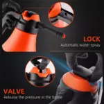 Cordless 8.4V Handheld Car Wash Foam Sprayer – 0.48 Gallon 5 63767 74784b