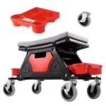 Rolling Mechanic Seat with Wheels and Tool Trays – Heavy Duty Garage Creeper Stool 300 lbs 9 64098 2e1bff