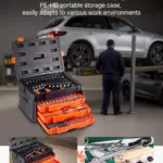 450-Piece Mechanics Tool Set with Deep & Standard Sockets and Storage Case 4 64109 381187