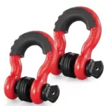 2PCS Heavy-Duty 3/4" D-Ring Shackles with Isolator & Washers for Off-Road Recovery 3 64111-0d8799.webp