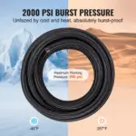 8AN 20FT Braided Fuel Line Kit with Fittings 5 64144 7f3263