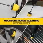 15-Piece Drill Brush Attachment Set with Extension Rod - Power Scrubber for Household Cleaning 6 64273 abb28d