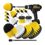 15-Piece Drill Brush Attachment Set with Extension Rod - Power Scrubber for Household Cleaning 3 64273-c9cc12.webp