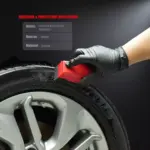 Foam Tire Shine Applicator Pad with Lid – Car Wax & Dressing Sponge 7 64375 dbdbe0
