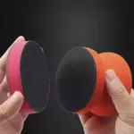 3 Inch Car Hand Applicator Clay Pad Kit with Grip for Waxing & Tire Care 4 64382 2e3c1e