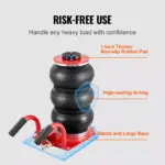 Triple Bag Air Jack 3 Ton Pneumatic Car Jack Heavy Duty Quick Lift 8 64475 784c6d