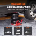 Triple Bag Air Jack 3 Ton Pneumatic Car Jack Heavy Duty Quick Lift 4 64475 d11490