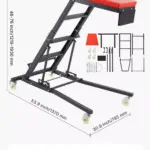 Adjustable Automotive Topside Creeper 42.5"-64.8" 400 LBS Capacity 10 64499 d1c061