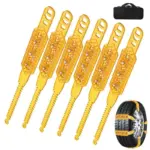 Anti-Skid Car Tire Chains - Heavy Duty Snow Traction Chains for Cars & SUVs 7 64519 45ece5