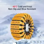 Anti-Skid Car Tire Chains - Heavy Duty Snow Traction Chains for Cars & SUVs 5 64519 fa89d6