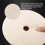 Polishing Wool Pad for Car Detailing - 3"/5"/6" Scratch Removal & Finishing Pad 5 64539 cb136c