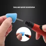 Blue Flexible Shaft Cone Polishing Pad Set - 5 Pcs for Car Detailing 7 64580 66d458