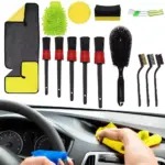 15-Piece Car Detailing Brush & Cleaning Kit for Interior and Exterior Care 4 64591 23c142