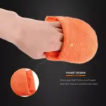 Soft Microfiber Car Wax Applicator Mitt – High Absorbent Wax Foam Pad for Polishing and Finishing 4 64669 10caf6