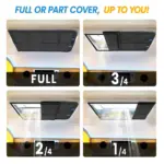 Magnetic RV Window Shade - Foldable UV Protection & Windproof Privacy Cover for Camping 5 64720 750c57