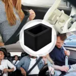 Car Seat Buckle Cover Seat Belt Guard Holder Protector with Anti-Chafing Adjuster 6 64721 0883f1