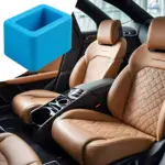Car Seat Buckle Cover Seat Belt Guard Holder Protector with Anti-Chafing Adjuster 4 64721 b3bdfb