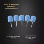 5-Piece Flexible Shaft Cylinder Polishing Pad Set for Car Detailing 4 64748 929587
