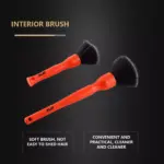 2PCS Detailing Super Soft Auto Interior Cleaning Brush Set 4 64800 6b864e
