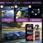 2 Set 3-in-1 Nano Ceramic Coating Spray with Scratch Repair and Shine Restore 7 64865 8aa43c