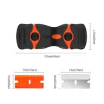 Dual-Purpose Razor Blade Scraper for Decal & Vinyl Removal with Plastic & Metal Blades 9 64964 2f64eb