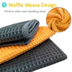 Microfiber Waffle Weave Car Wash Towel – Ultra Absorbent Cleaning Cloth 5 64992 a0aeda