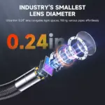 HD 1080P Articulating Borescope Camera with 6.2mm Lens & Waterproof Probe 6 65025 ba5a58
