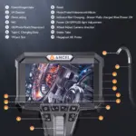 HD 1080P Articulating Borescope Camera with 6.2mm Lens & Waterproof Probe 8 65025 cb711e