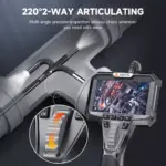 HD 1080P Articulating Borescope Camera with 6.2mm Lens & Waterproof Probe 5 65025 e46a04
