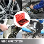 21-27 PCS 3/4 Inch Drive Impact Socket Set with Case - 6 Point Deep Sockets 5 65044 b205a0