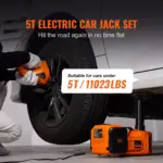5-Ton Electric Car Jack Kit with Impact Wrench & Tire Inflator 4 65072 f2d379
