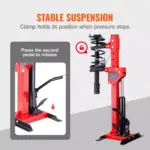 Heavy-Duty Hydraulic Strut Coil Spring Compressor 6 65080 7215ac