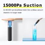 Powerful 15000Pa Cordless Car Vacuum Cleaner with LED & Blower Function 6 65095 c71d78