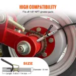 High Pressure Grease Gun Coupler 10000 PSI Quick Release NPT 1/8 Fitting 8 65105 5d1ab3