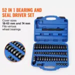 52PCS Bearing & Seal Driver Set for Wheel, Axle & Transmission Repair 4 65174 73aeef