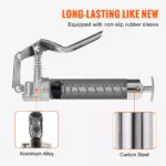 Heavy-Duty 3500 PSI Pistol Grip Grease Gun with Flexible Hose & Couplers 5 65219 1f2d61