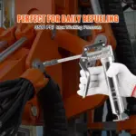 Heavy-Duty 3500 PSI Pistol Grip Grease Gun with Flexible Hose & Couplers 4 65219 e75e52