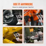 6000 PSI Heavy Duty Grease Gun with Flexible Hose – 400CC Pistol Grip Manual 8 65228 076f4c